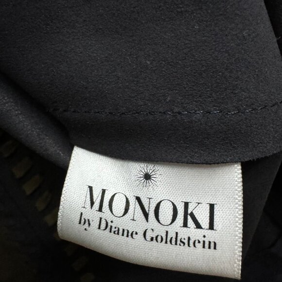 Monoki "Joplin Navy"‎ Top Goat Suede leather one size fits all NWT - Picture 6 of 10